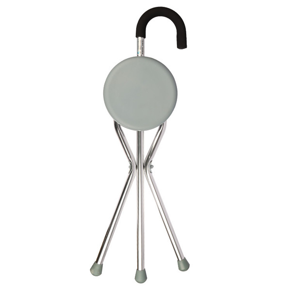 Walking Stick Chair Aluminum Walkers For Elderly Folding Elderly Walker Cane With Seat Walking Stick Old People 2 in 1 Walk/Sit - NF Surgical