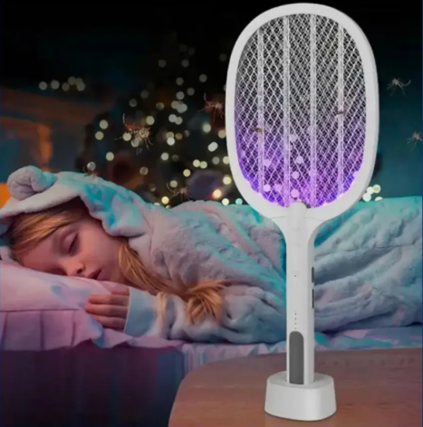Weidasi WD-979 Electric Fly Mosquitoes Bat Insect Racket With LED Light