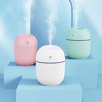Portable Humidifier with Night Light for Home Travel Office Bedroom