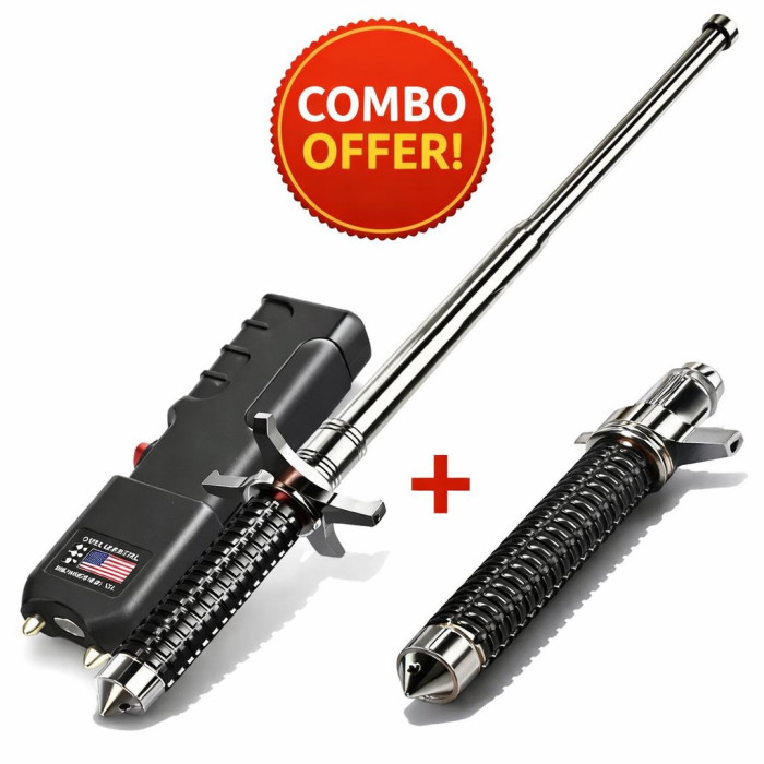 Premium Shok Gun+26inc Self Dfence Stick
