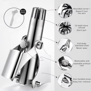 Portable Mini Stainless Steel Manual Nose Ear Hair Trimmer