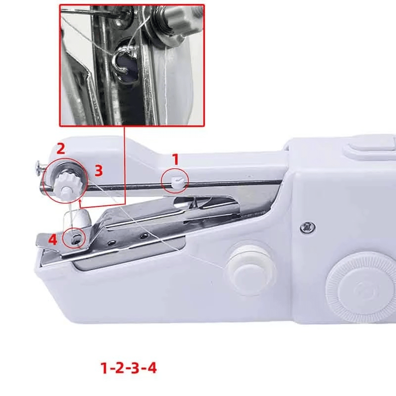 Fast Hand Mini Sewing Machine with Lock Stitch and Single Needle Electric Motor