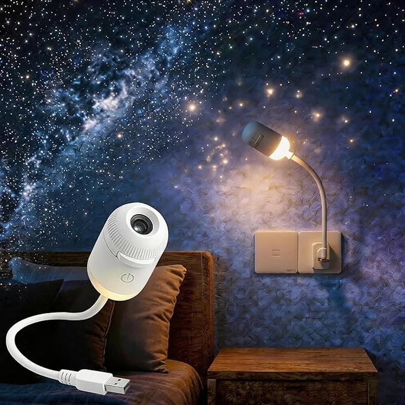 6-in-1 USB Starry Sky Projection Night Light